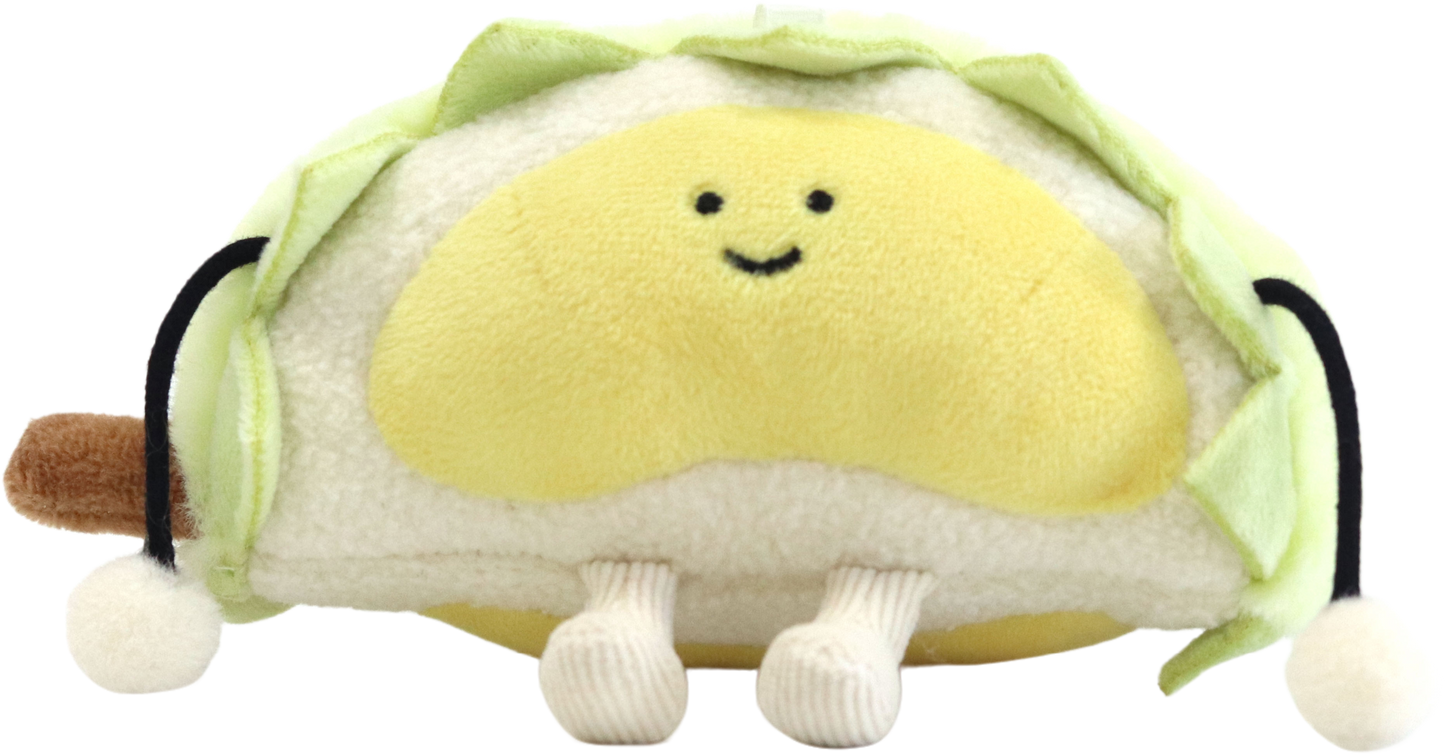 Tropical Fruit Plush Keychain