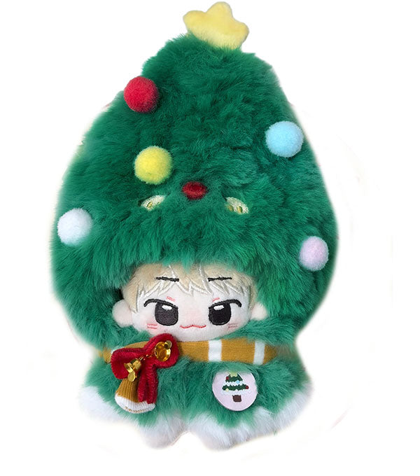 Doll Clothes |Adorable Christmas Doll Hat Set - Festive & Fun |  Doll's Christmas Tree Hood Set